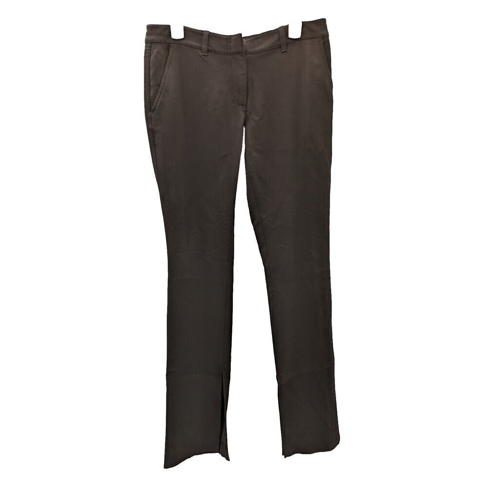 $395 A. L. C. Tailored Split Hem‎ Career Straight Trouser Pants Size 8